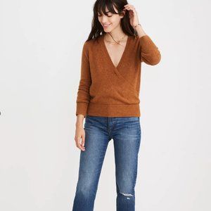 Perfect fall sweater! 🍂 Madewell Wrap-Front